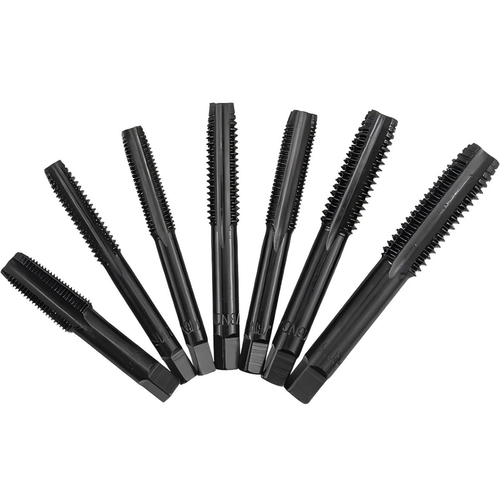 Set rubinetto flauto dritto rivestito in nitrurazione 14 pezzi rubinetti filettati americani, vite macchina - Foto 6 di 8