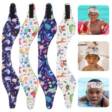 4 Pcs Sports Headband Covers Adjustable Elastic Bands for Swimming