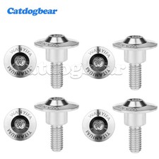 Titanium Alloy Step Bolt 4PCS M5/M6 x 11-22mm Torx Head Motorcycle Shell Screws