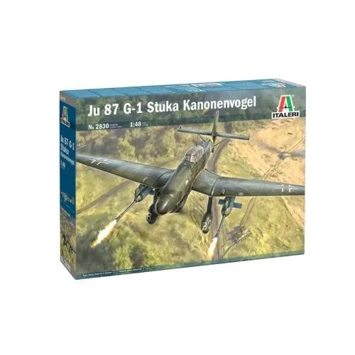 1:48 ITALERI Junkers Ju-87B Airplane Stuka Kanonenvogel Military 1935 Kit IT2830 - Immagine 2 di 2