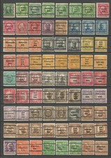 USA Precancels préoblitérés  : MINNESOTA LOT 1 : 72 timbres différents
