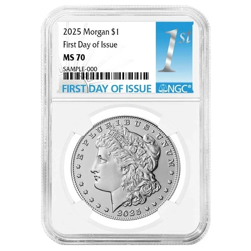 2025 $1 Morgan Silver Dollar NGC MS70 FDI First Label