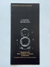 Megahouse Rolleiflex 2,8F Miniature Model - Prospekt 6 Seiten