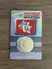 1998 Pokemon Meiji Gyarados 130 Lottery Medal with Backing Rare Prize Coin