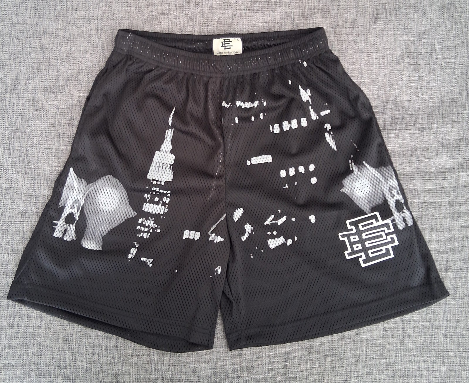 Eric Emanuel EE Basic Skyline Shorts Black White … - image 1