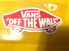 VANS-Off The Wall Skate-Pop Art-Sticker-Die-Cut-3.5x1.7"-Indoor Sticker-New