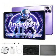 10.1" Android 14 Tablet 12GB 256GB 1920x1200 HD IPS 8800mAh for Home Schooling