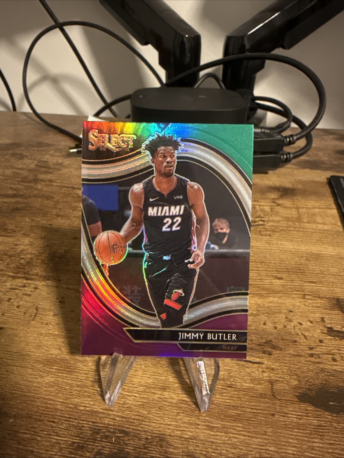 2020-21 Panini Select Courtside Green White Purple Heat Jimmy Butler #257