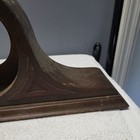 Vintage Ingraham  Model T 161 wooden mantle Clock  18" L case 3 3/4" W 7"tall — photo 4