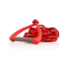 Liquid Force 2026 DLX 9" Red Wakesurf Rope and Handle