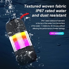 20 watt portable Bluetooth speaker with amazing light show  aux SD card input
