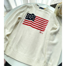 Polo Ralph Lauren American Flag Cotton Sweate...