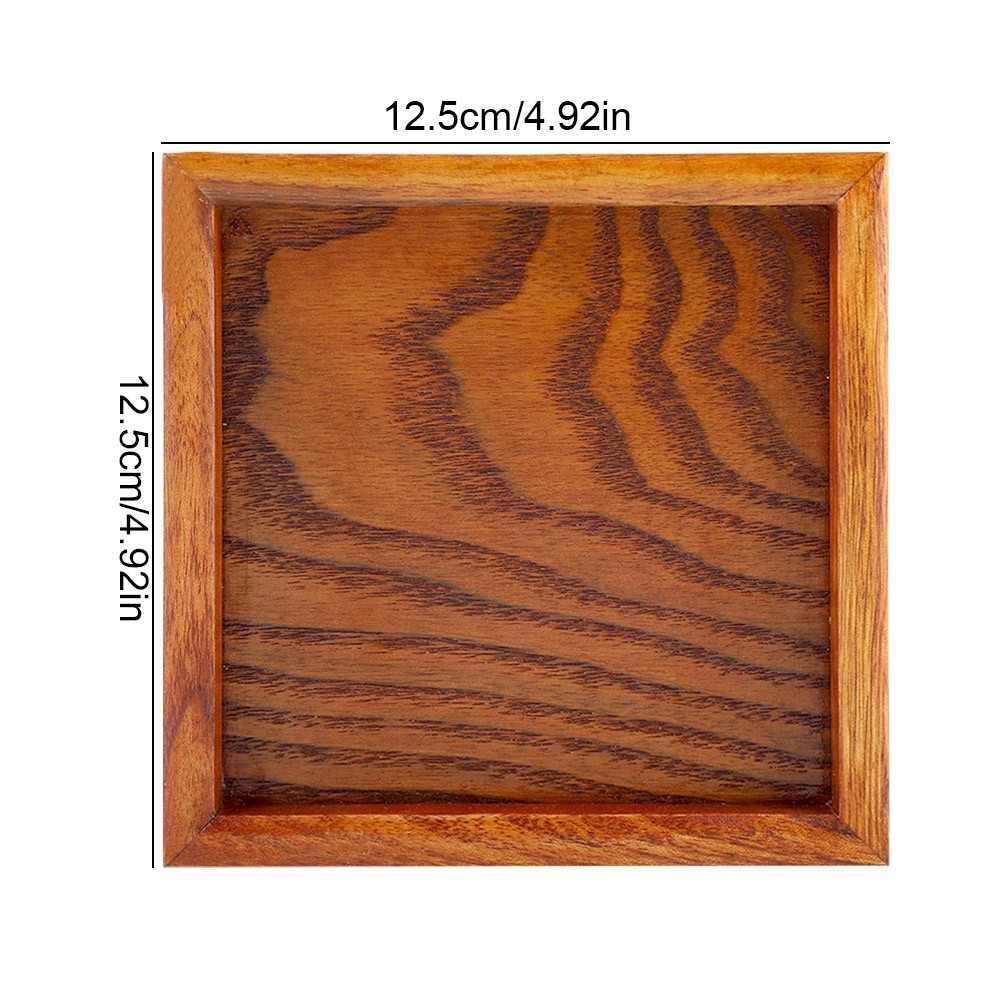 Wooden Tea Tray Elegant Stylish Serving Tray For Cafe Restaurant