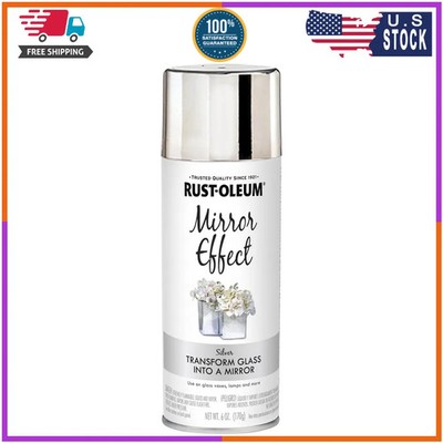Rust-Oleum Specialty Mirror Effect Spray Paint 6 oz Silver