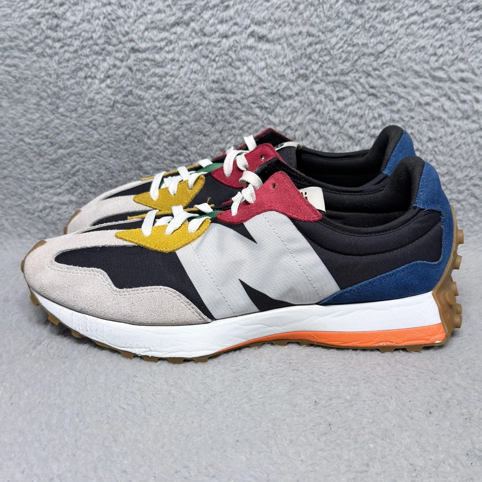 New Balance 327 Mens Size 12 Sneakers Summer Fog Black Suede - Image 3 of 4