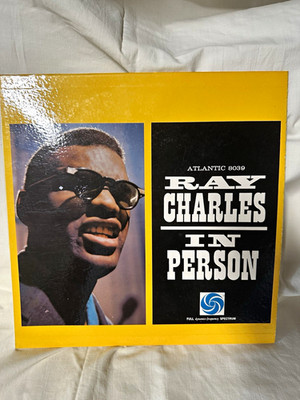 Ray Charles In Person LP Atlantic 8039 Vintage Vinyl Record Mono Original Press