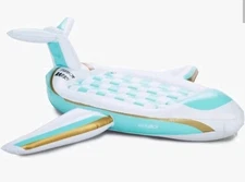 FUNBOY X BARK Private Jet Dog Float Pool Float for Dogs 55” X 75” NIB