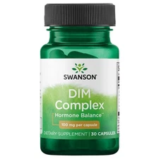 Swanson Dim Complex (Diindolylmethane) 100 Milligrams 30 Capsules (1 Pack)