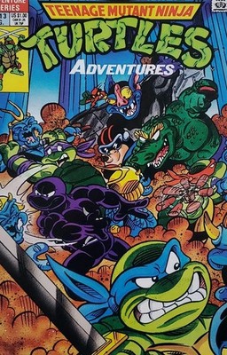 Teenage Mutant Ninja Turtles Adventures #13Archie Adventure SeriesCover Date: 