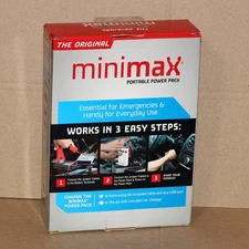 NIB Minimax 12 Volt Portable Power Pack Emergency Car Jump Start Starter Kit