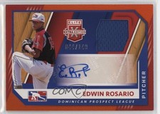 2021 Panini Elite Extra Edition Orange /149 Edwin Rosario #DPLMS-ER Auto 15t1
