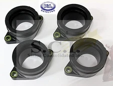 YAMAHA R6 YZFR6 1999 - 2002 INTAKE K&L CARBURETOR FLANGE HOLDER INSULATORS x 4
