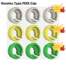 PEEK Tappi Inserto Ritenzione Tappi Novaloc Tipo Matrice Tappi Alloggiamento Titanio