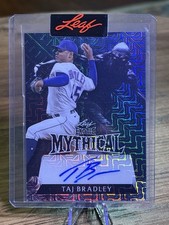 Taj Bradley RC 2023 Leaf Exotic Rookie Mythical Prizm Auto#1/1 Sealed!Rays Demon