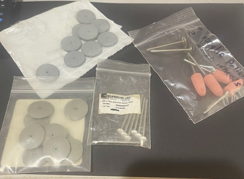 Dental Polishing Wheels, Ark.  Wheels, Acrylic wheels!  Brasseler-All NEW!