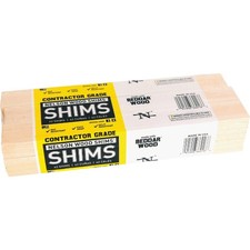 Nelson Wood Shims CSH12/42/12/48 B Snapping Shim, 3/8 x 12", Yellow