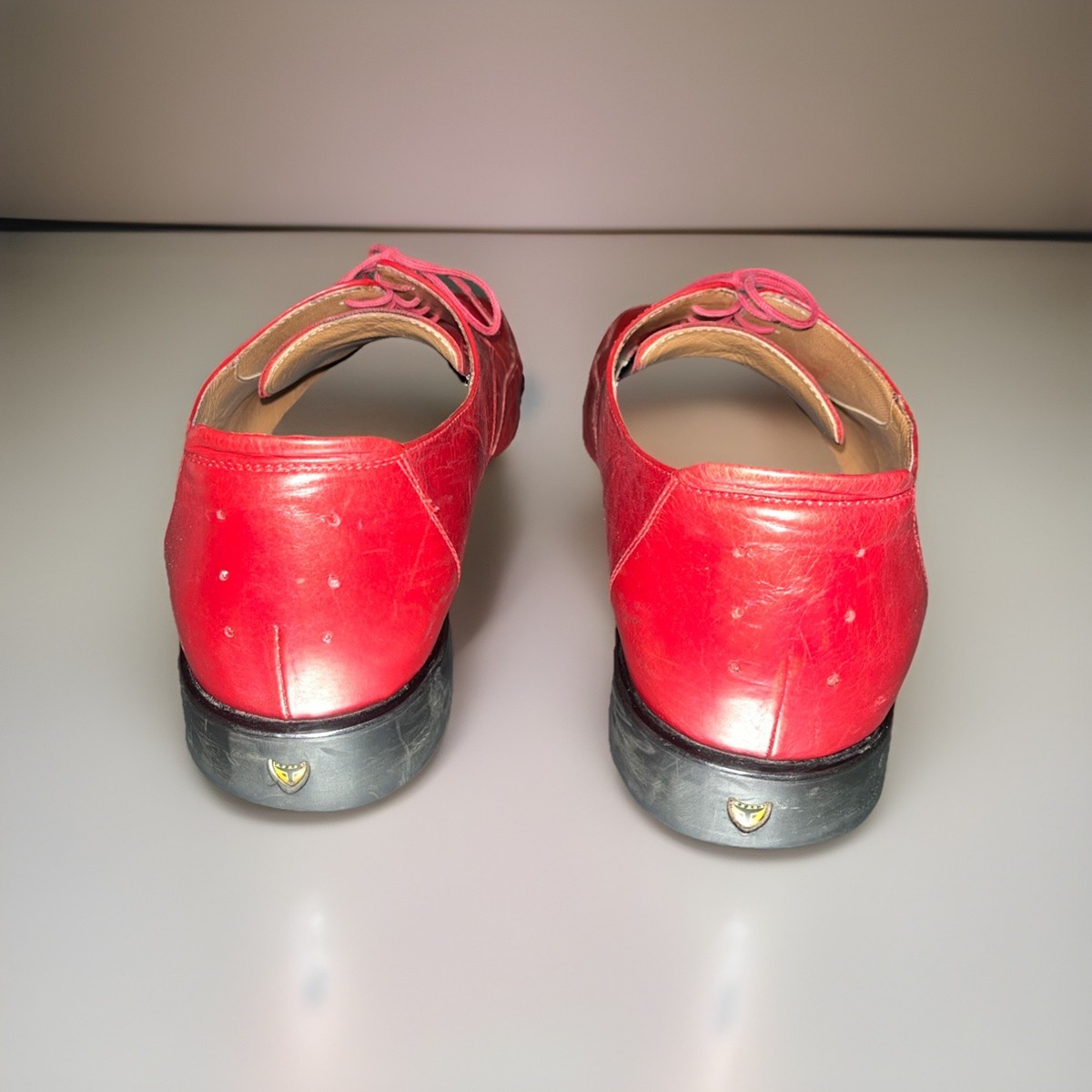 Michael Toschi Oxford Loafers Italian Red Formal CIS Equipped Carbonlite 11 View 5