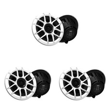 Wet Sounds Marine Zero Series White XZ Grill Boat Speaker Bundle 6 6.5" COA...
