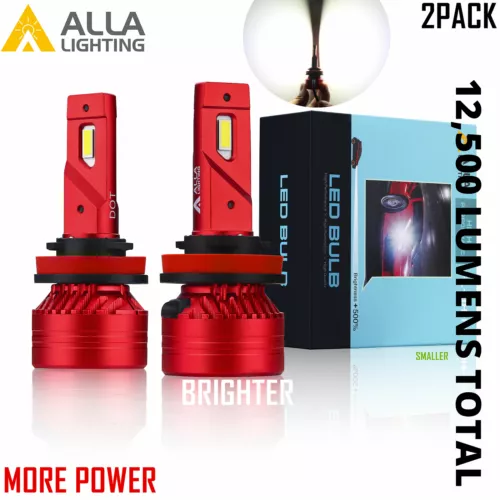 Alla Brightest Newest Smallest Best Seller LED H11 Headlight Bulb,Xenon White