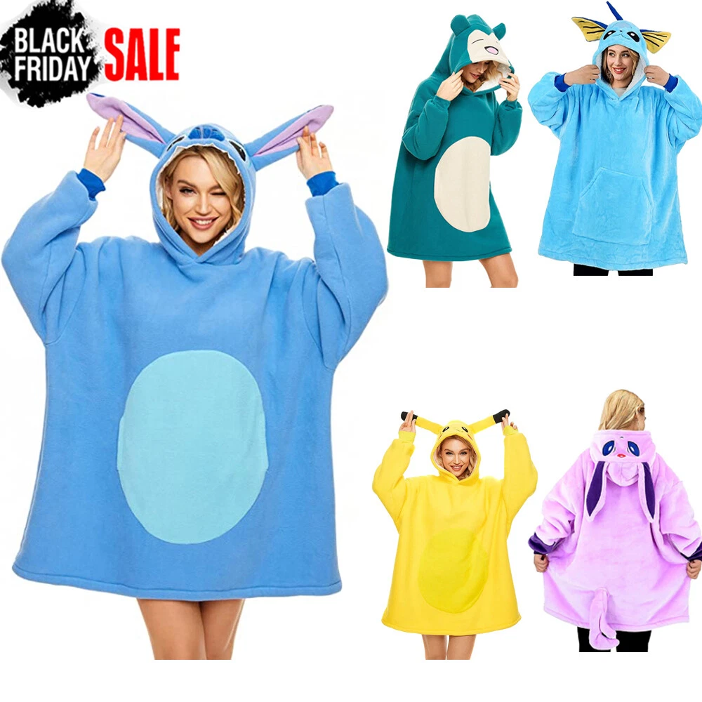 Stitch and pikachu hoodie sale