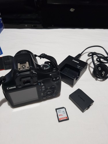 Canon EOS Rebel T3 1100D 12.2MP Digital SLR Camera Black Body / Charger NEW Bat. - Picture 3 of 6