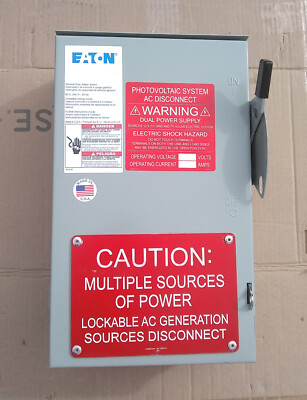 DG222NRB Eaton Cutler Hammer 60 Amp 240V 3W Fusible Safety