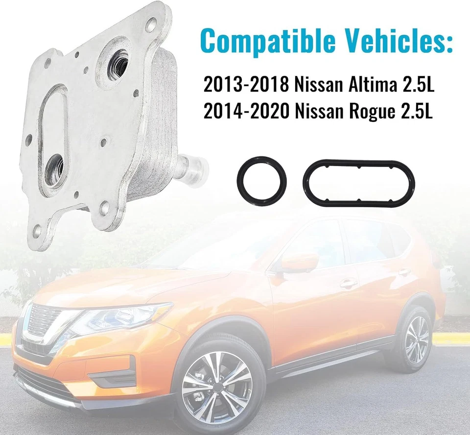 Enfriador de aceite del motor para 2013 2014 2015 2016 2017 2018 Nissan Altima 21305-3TA2A Foto 3 de 4