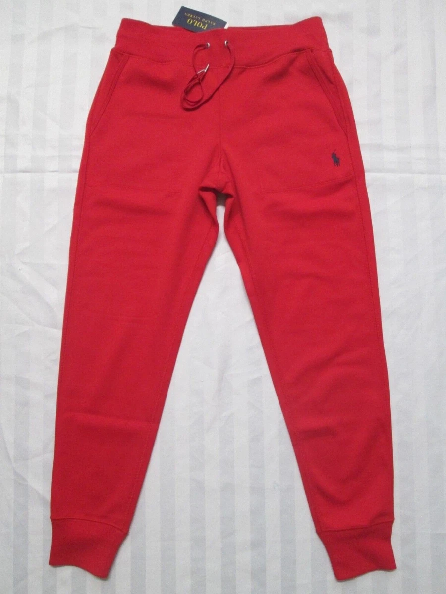 Ralph lauren red sweatpants sale
