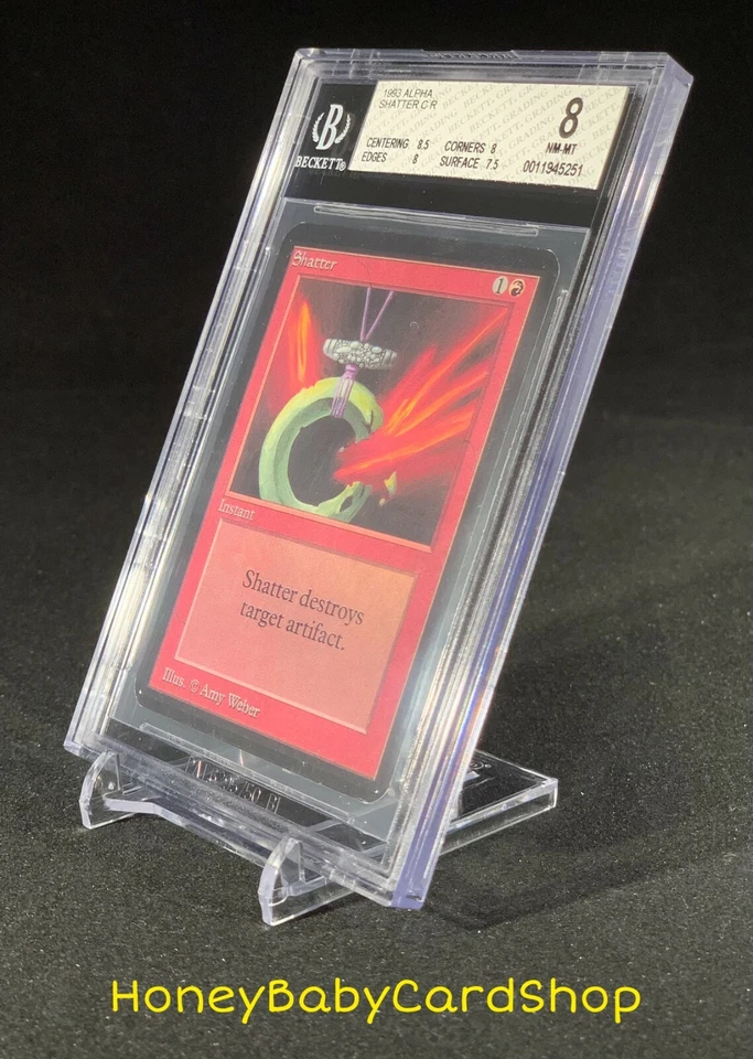 MTG Limited Edition Alpha 1993 Shatter BGS 8.0 NM/MT Old School 93/94 - Image 3 of 4
