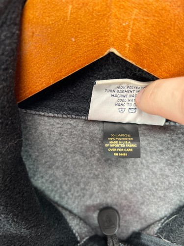 Colorado Timberline Vest Mens XL Extra Large Gray Fleece Full Zip Zipper Pockets - Picture 5 of 8
