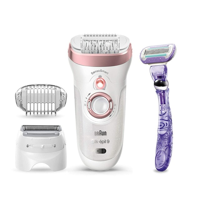Braun Silkepil Women Epilator Hair Removal Remover Kit Shaver Legs
