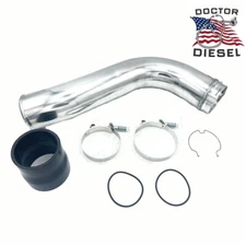 HIGH FLOW Cold Side Intercooler Pipe Kit For 17-19 Chevy GMC 6.6L Duramax L5P