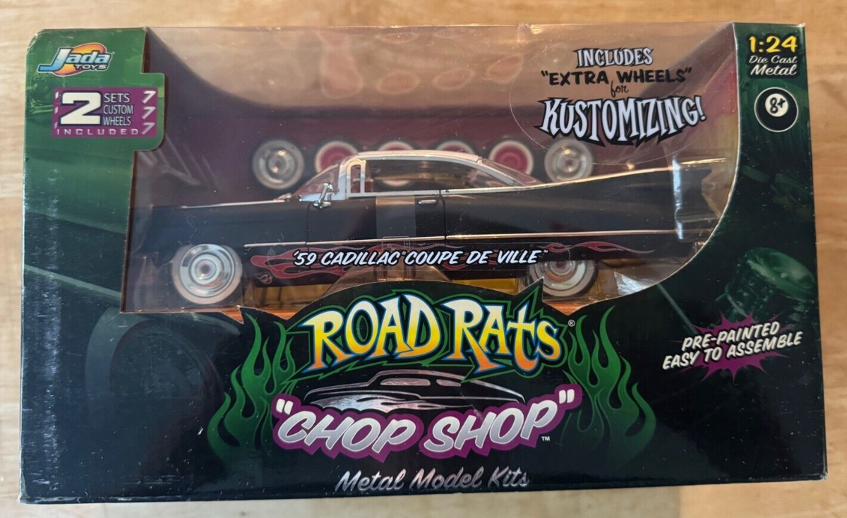 【未開封】1/24Road Rats ‘59 キャデラック デビル 1/24 Jada Road Rats Chop Shop 1959 Cadillac Coupe Ville Metal Body 1:24