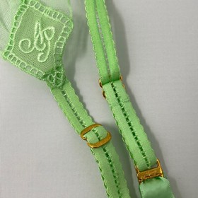 Agent Provocateur Casper Mint Green Suspender AP4 Large NWT