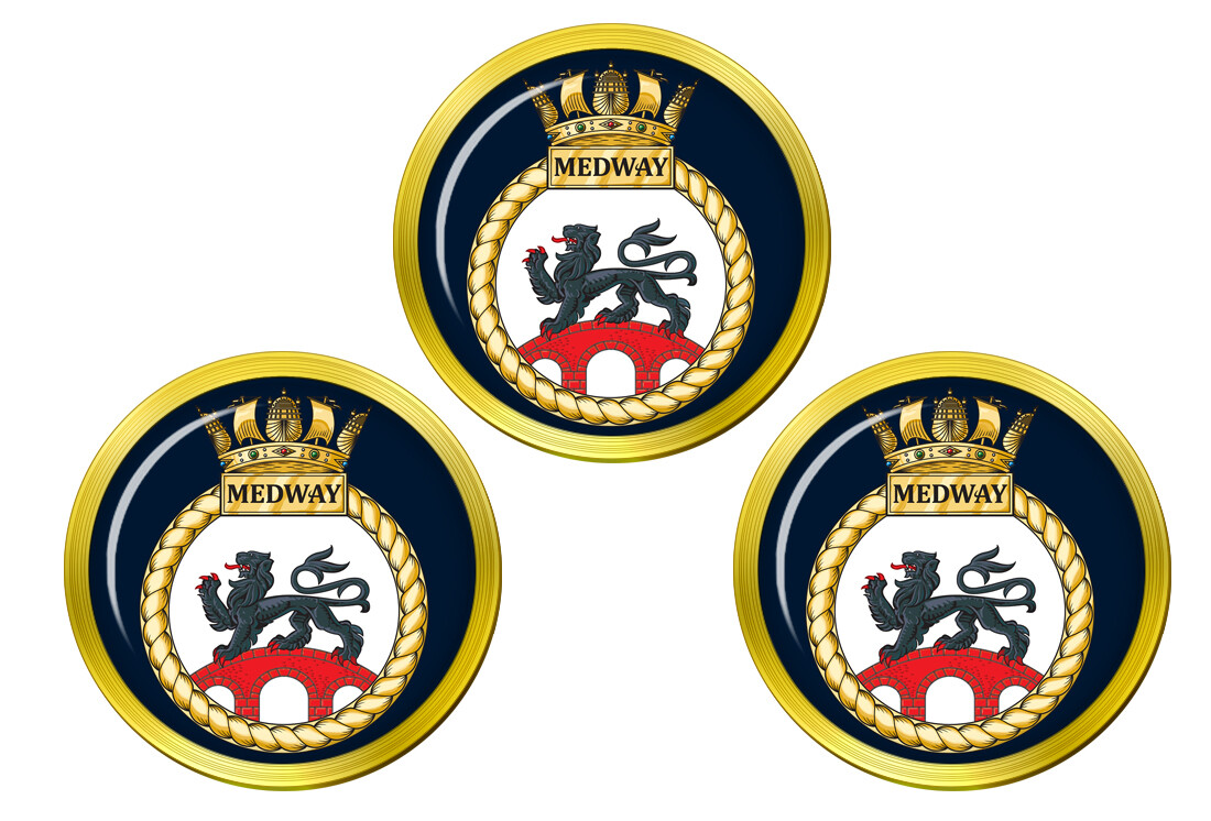 HMS Medway, Royal Navy Golf Ball Markers