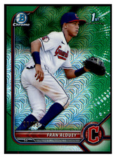 2022 Bowman Chrome Fran Alduey  BCP-39 Green Mega Box /99 - Cleveland Guardians