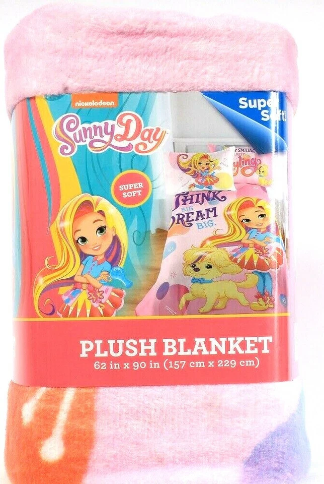 Franco Manufacturing Nickelodeon Sunny Day Plush Blanket 62in X 90in Super Soft - Image 2 of 4