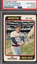 Carl Yastrzemski Cards, Rookie Card and Autographed Memorabilia Guide 34
