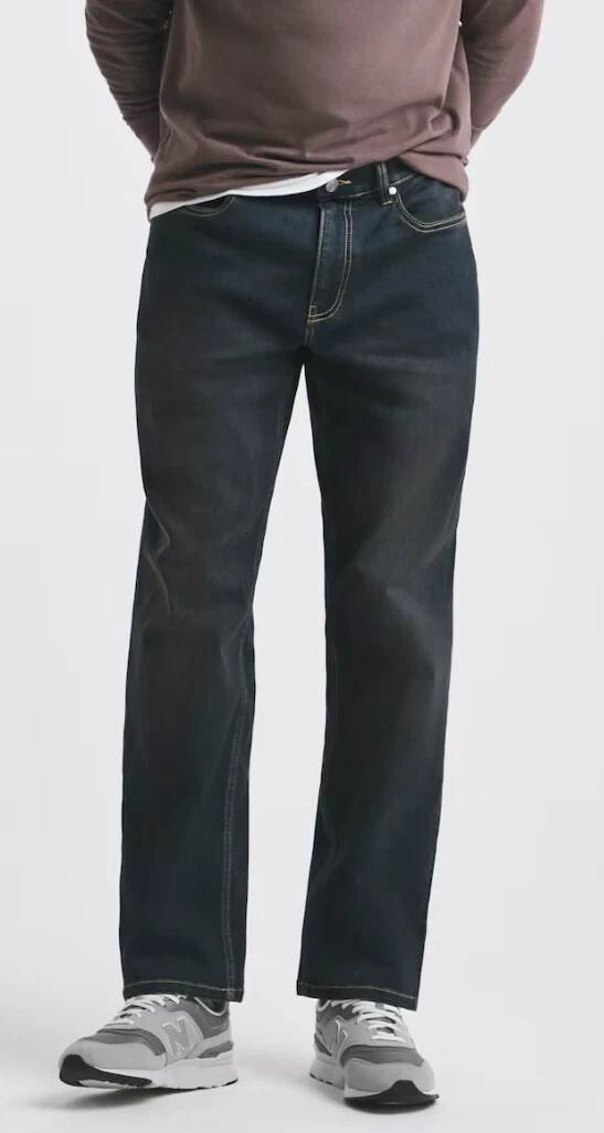 UNION Denim Straight Jeans Mens Stretch 5 Pockets Jacamo BNWT 5 Colours/Washes image 3