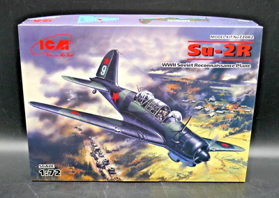 Recon Model Kit 1:72 ICM Su-2R Soviet Recon Model Kit 72082 - New in Open Box | eBay